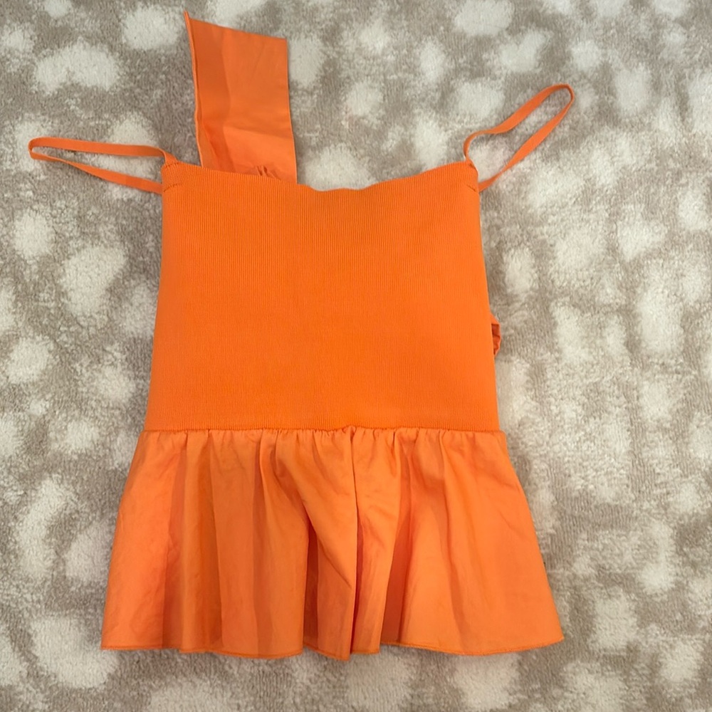 Zara orange top